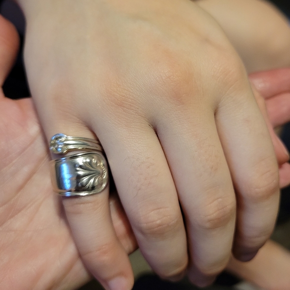 1905 Tiffany & Co Shell & Thread Spoon Ring #12 - Picture 7 of 15